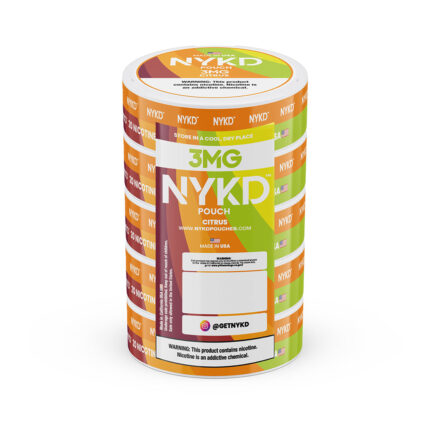 NYKD POUCH USA - Premium Nicotine Pouches - Citrus | Master Case