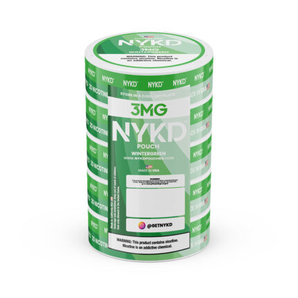 NYKD POUCH USA - Premium Nicotine Pouches - Wintergreen | Master Case